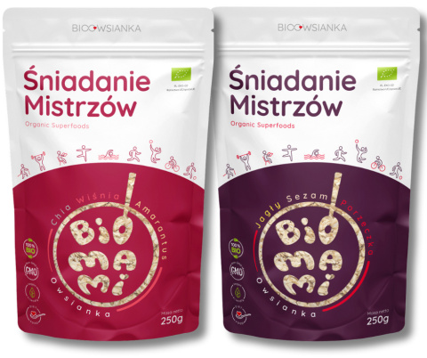 Owsianka Bio 2-pack Wiśnia+Porzeczka